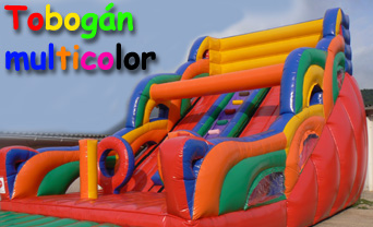 Tobogan doble multicolor