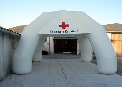 Capa hinchable Cruz Roja Española